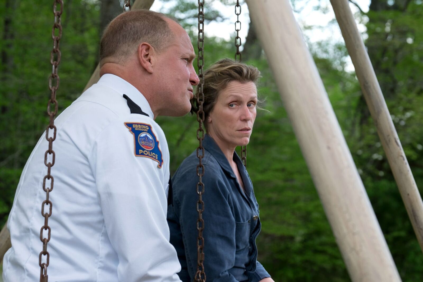 Szene aus "Three Billboards Outside Ebbing, Missouri". Einer der Filme, die beim Fantasy-Filmfestival Shivers in Konstanz zu sehen sein werden.