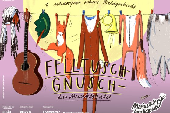 «Felltuschgnusch» – das Musiktheater von Marius & die Jagdkapelle