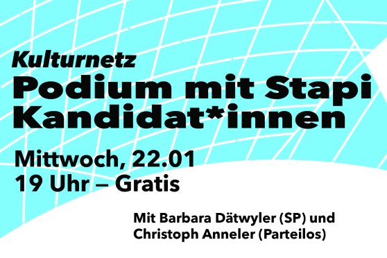 Kulturnetz Podiumsdiskussion mit Stapi Frauenfeld Kandidat:innen