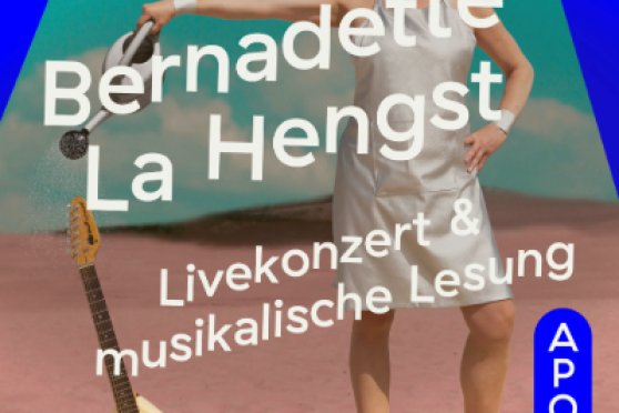 Livekonzert und musikalische Lesung: Bernadette La Hengst