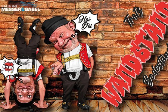 Comedy-Duo Messer&Gabel - WandStand