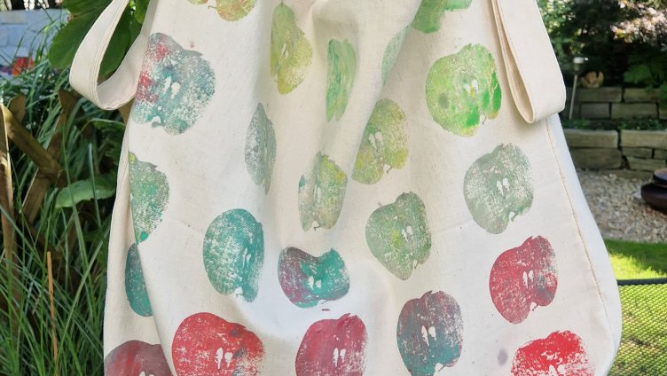 Tote bags mal anders Kreativnachmittag als Gartenkindaktion