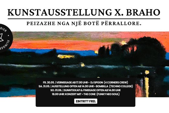 Kunstausstellung von X. Braho | Peizazhe si nga një botë përrallore
