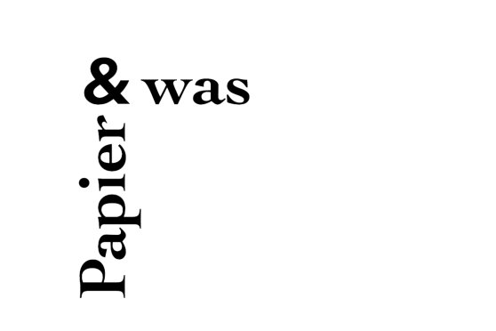 Papier&Was