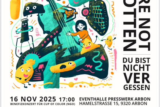 Benefizkonzert für ‚Cup of Color‘, NGO