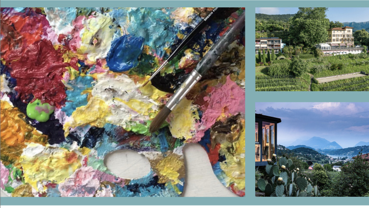 Pinsel, Paste und Palette