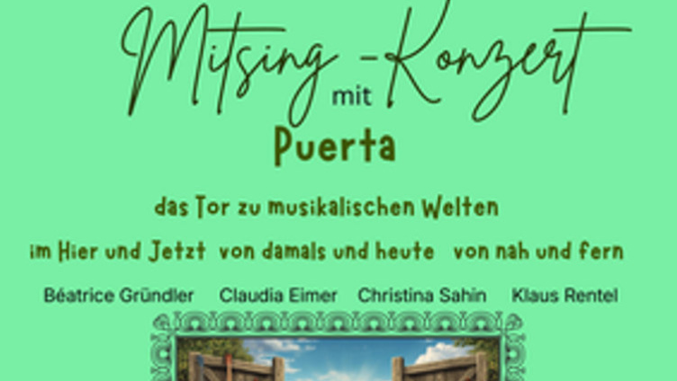 Mitsing-Konzert mit Puerta