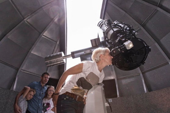 Sonnenbeobachtung in der Sternwarte