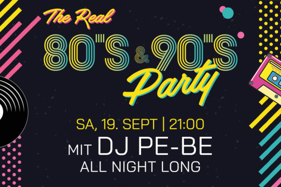 The Real 80's & 90's Party im Presswerk