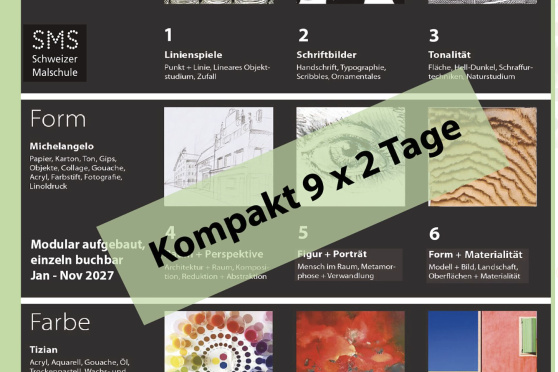 Portfolio Lehrgang 2027 Bildnerisches Gestalten