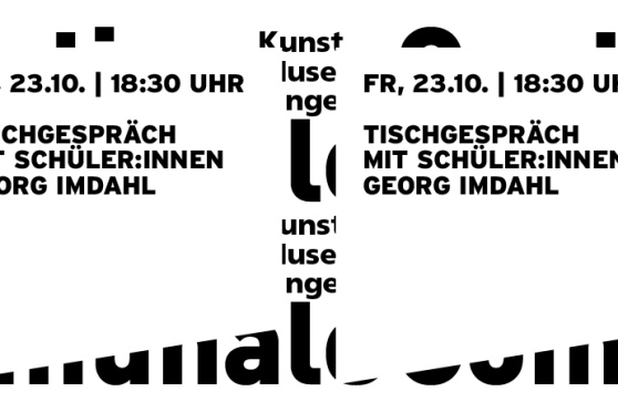 Tischgespräch - Georg Imdahl mit Schüler:innen