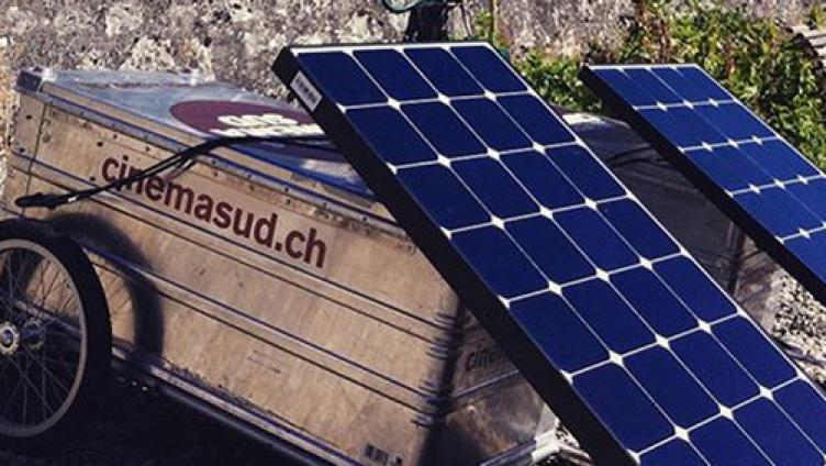 Das Helvetas-Solarkino macht in Frauenfeld Halt