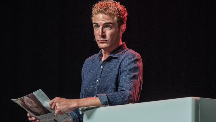 Der Mann spricht für sich