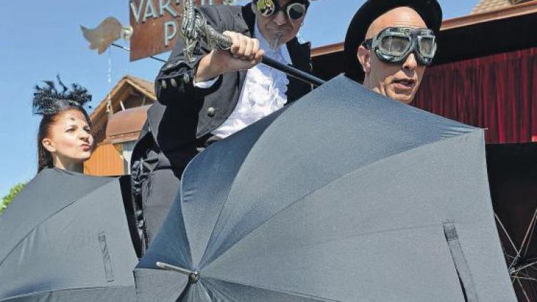 Gaukler rasen Richtung Steckborn