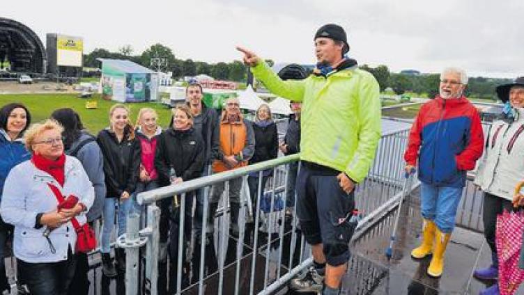 Wo sonst nur die Superstars reinkommen