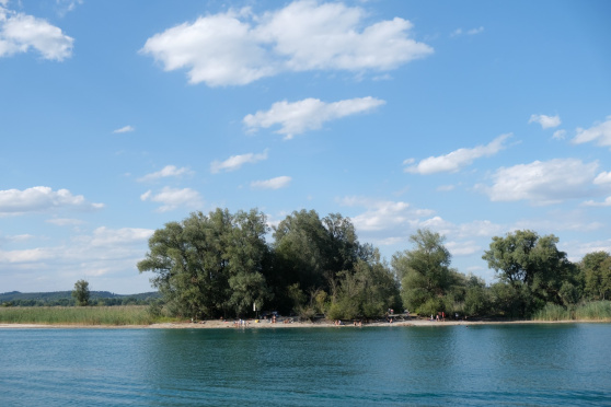 Ruhe, Wasser und ein Ort zum Schreiben