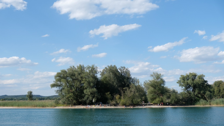 Ruhe, Wasser und ein Ort zum Schreiben
